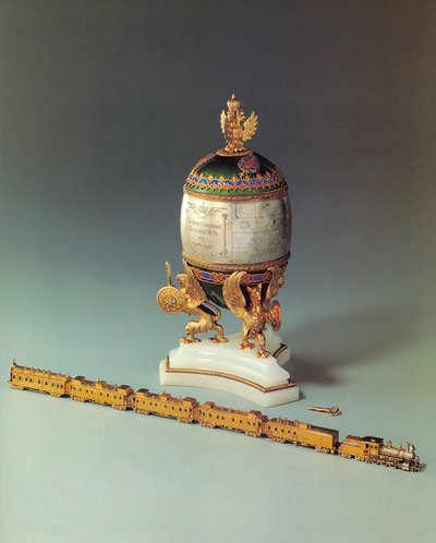 The Trans-Siberian Railway Egg, 1900 by Michael Evlampievich Perkhin